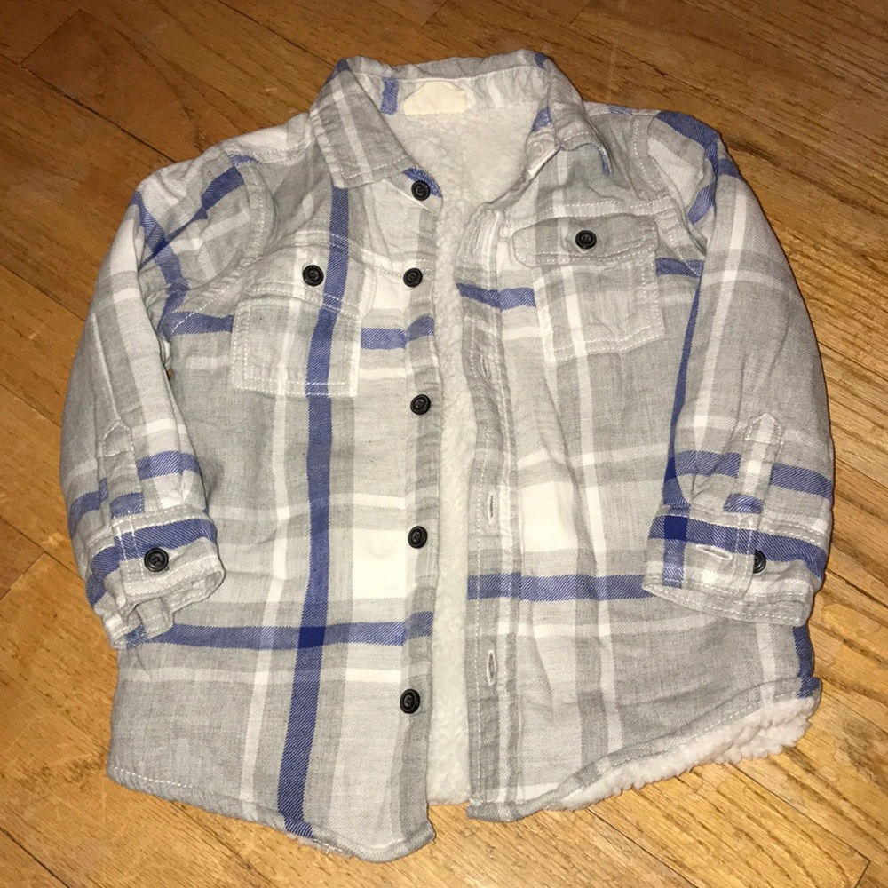 Boys Crazy 8 Thick Lined Flannel Shirt/ Jacket